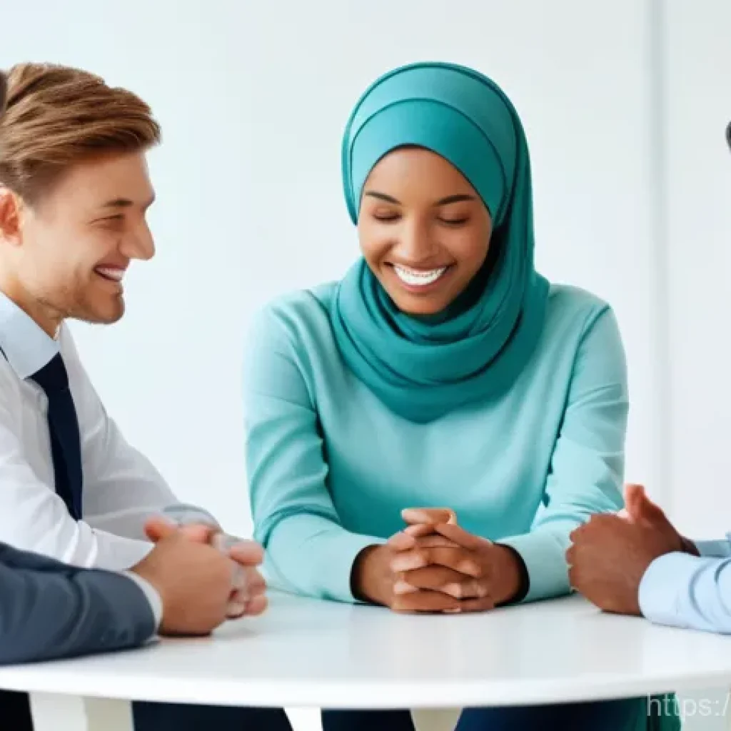 광고홍보사와 기업 커뮤니케이션 전략 - **Prompt 1: Building Authentic Trust and Understanding**
    "A diverse group of people, including a...