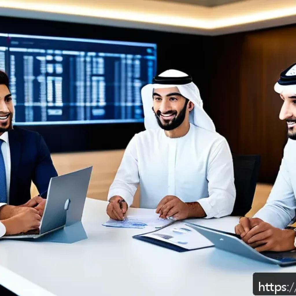 광고홍보사와 효과적인 광고 기획 프로세스 - A professional Arab marketing team in a modern office setting, discussing digital and traditional ad...