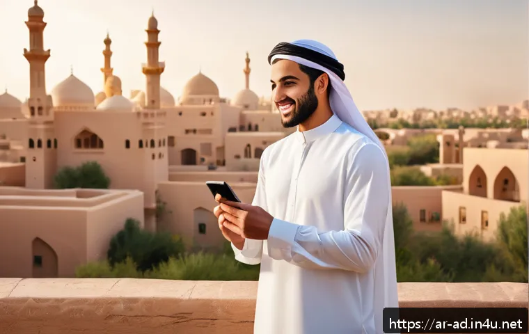광고홍보사와 주요 광고 캠페인 분석 사례 - A modern, vibrant digital marketing campaign scene targeting young Arab adults, featuring a stylish ...